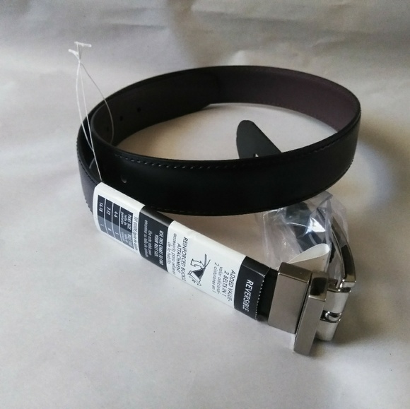 GEORGE MEN'S REVERSIBLE LEATHER BELT - Picture 7 of 8